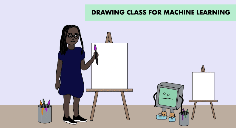 animation of class about ML