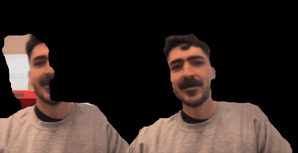 Left: not using sourceFrame, out of sync as a result. Right: using sourceFrame and perfectly in sync