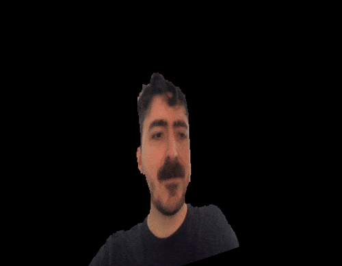 Creating a 3D mesh based on the z depths of each pixel.